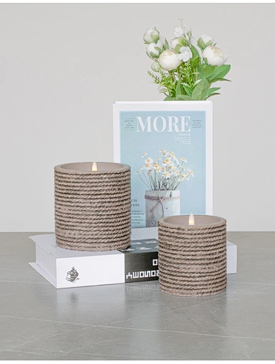 flameless wax candles